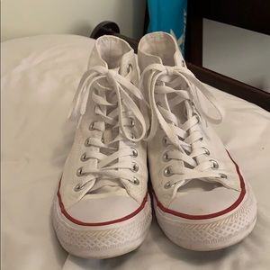 White converse women’s 8.5